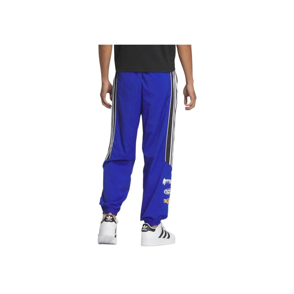 Adidas Originals Adicolor Motorcore Tracksuit Bottoms Loose Striped Logo Print Cuffed Vintage Sports Long Pants Knitted Joggers Men Bottoms JL8416
