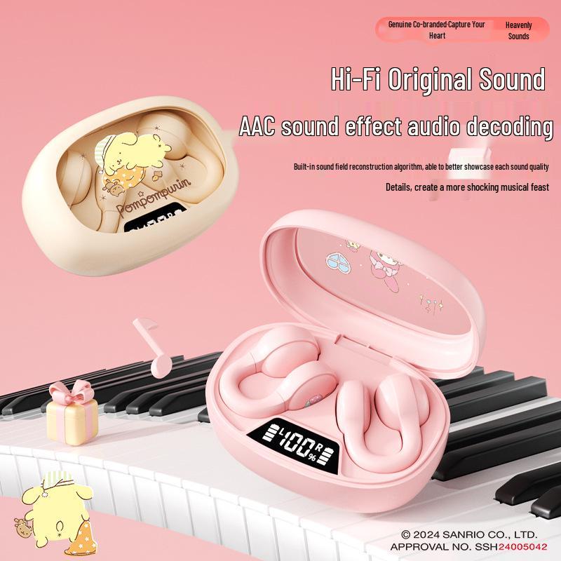 Sanrio Pacha Hund Kabellose Over-Ear Bluetooth Gaming-Kopfhörer