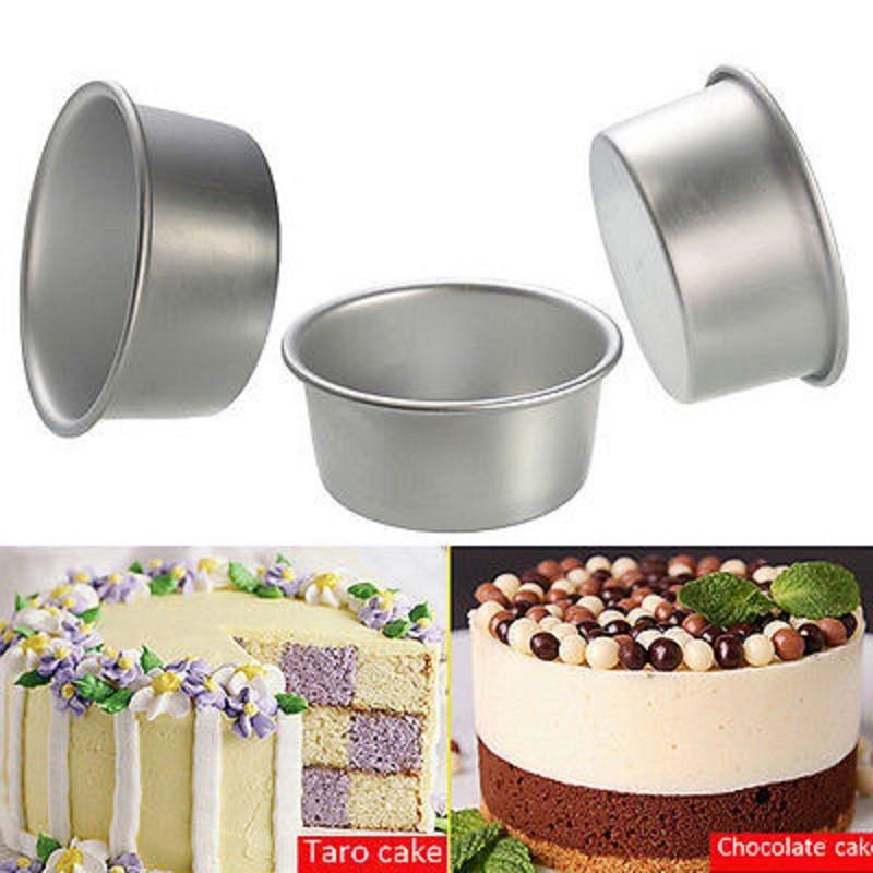 Premium Quality New 4 5 6 8 Inch Aluminum Alloy Round Cake Baking Mould Pan Bakeware Tool