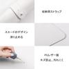 iCasso Large White Mouse PU Easy to Suitable for Unisex Pad, Waterproof, Approx. 120x58cm, Leather, Stylish, Clean, Non-Slip Backing, Office/Home Use,
