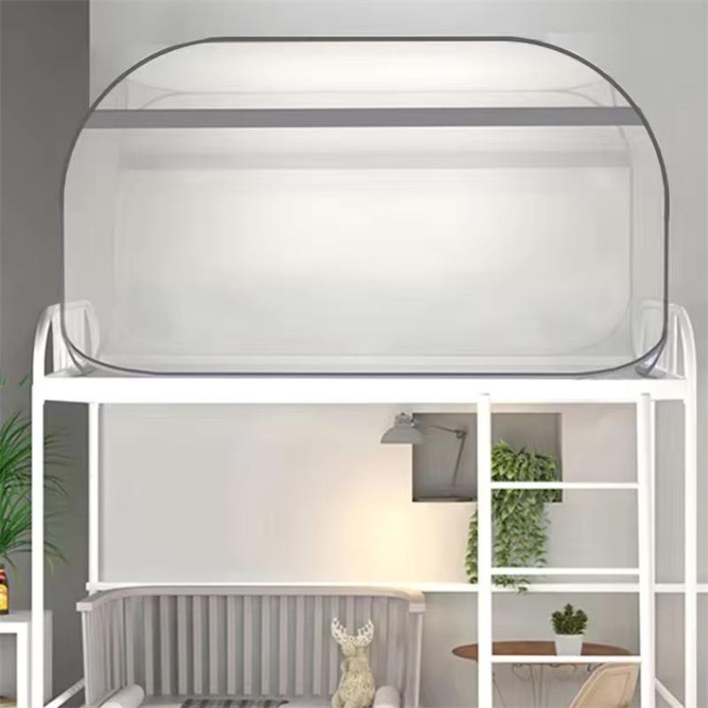 Modern Summer Mosquito Net Dormitory Bunk Bed Mosquito Net Single Door Foldable Universal Home Bedroom Mosquito Net Breathable 0.9m 190x100x100cm
