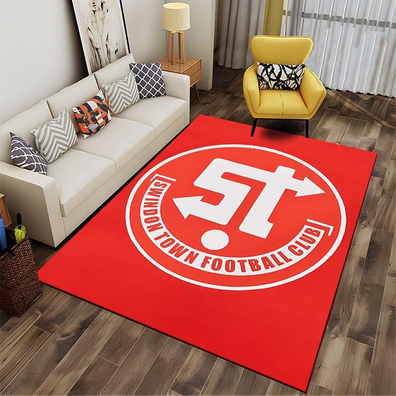 Swindon Town Football Carpet Suitable As a Non-slip Mat for the Living Room or Bedroom Sofa
