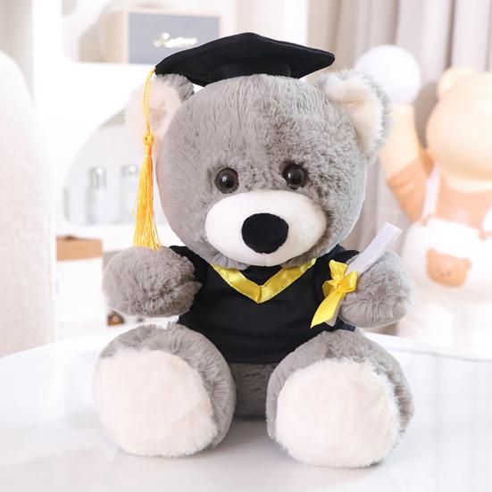 Graduation Owl Bear Doll Cute Plush Class of 2025 Gift for Her
