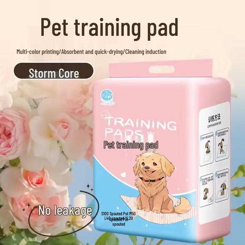 

Heart Companion Dog Urine Pad: Deodorizing, High Absorbency, Adhesive-Backed Diaper with Printed Design.