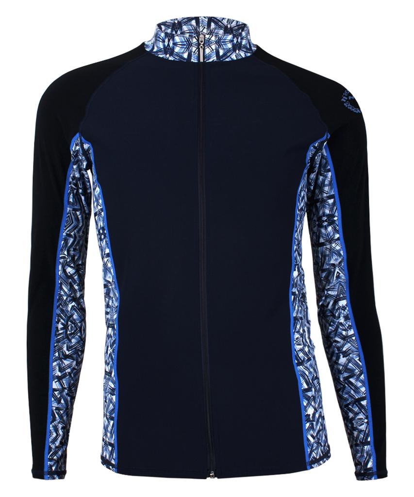 Nigseuwon Men'S Rash Guard Top Swimwear Nsm-Rg370Ny