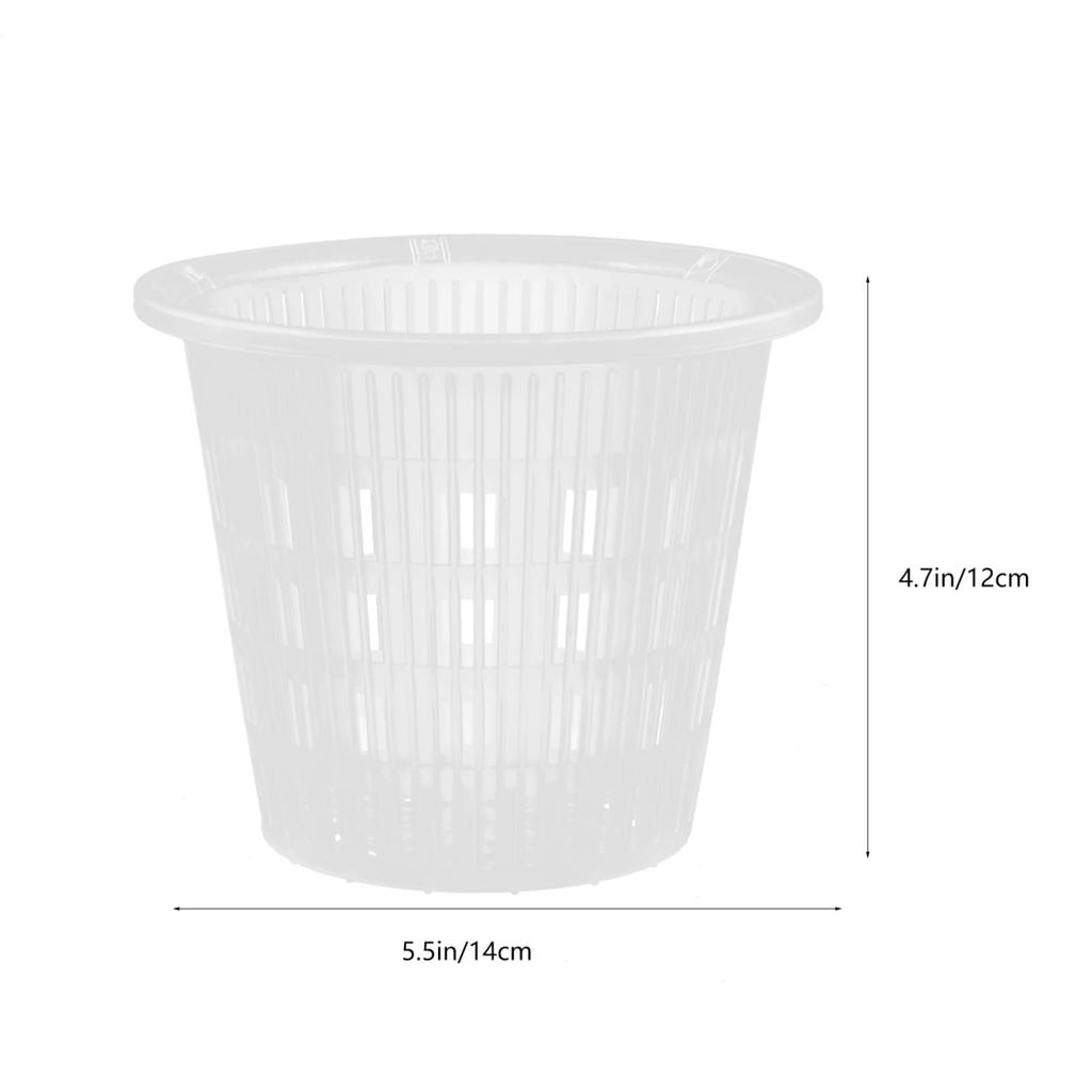 OUNONA Orchid Flower Seedling with Pack of Phalaenopsis Orchid Flower Plant Hydroponic Succulent 14X12cm Pot, Pot, Pot, Transparent, Holes, 10, Pot,