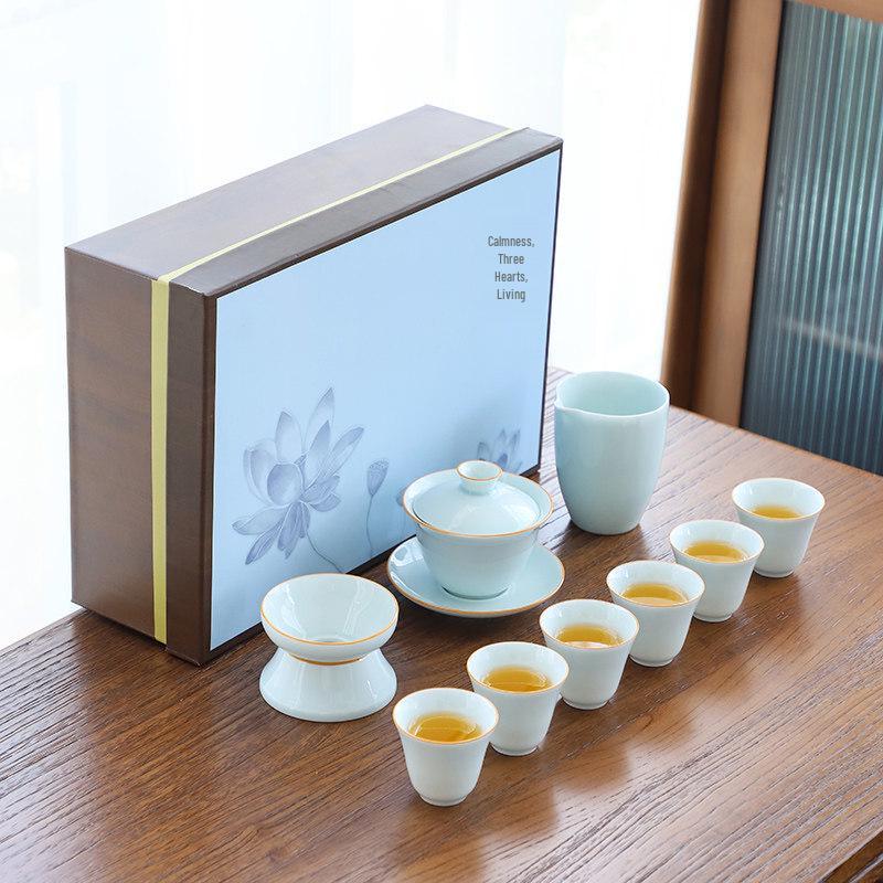 Yuluo Dehua White Porcelain Kung Fu Tea Set