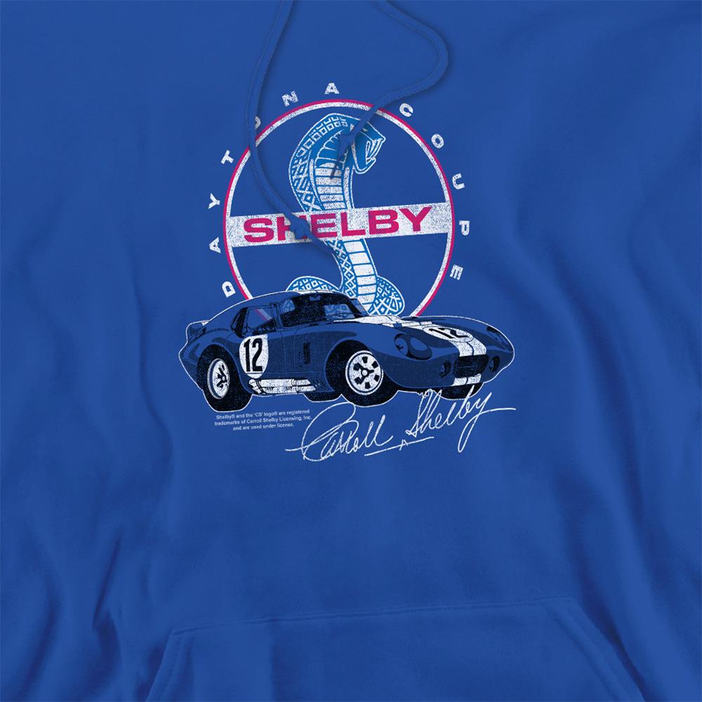 Carroll Shelby Unisex Adult Daytona Coupe Logo Hoodie