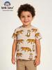 2026 Spring/Summer Kids' Tiger Print Short-Sleeve T-Shirt – Casual Fashion Round Neck Top