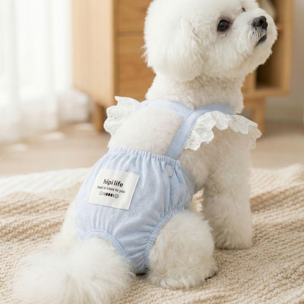 Suspenders Style Dog Physiological Pants Breathable Pet Sanitary Pants  Anti Harassment