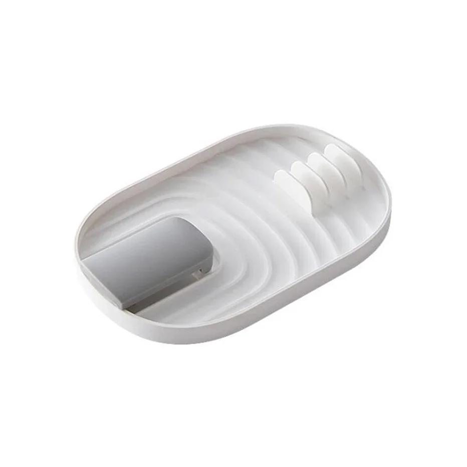 

Кастрюля Кухонная Крышка Аксессуары для ванной комнаты Держатель Полка Органайзер для супа Ложка Лопатка Крышки для кастрюль Подставка Ложки Подставка Пластиковая подставка белый