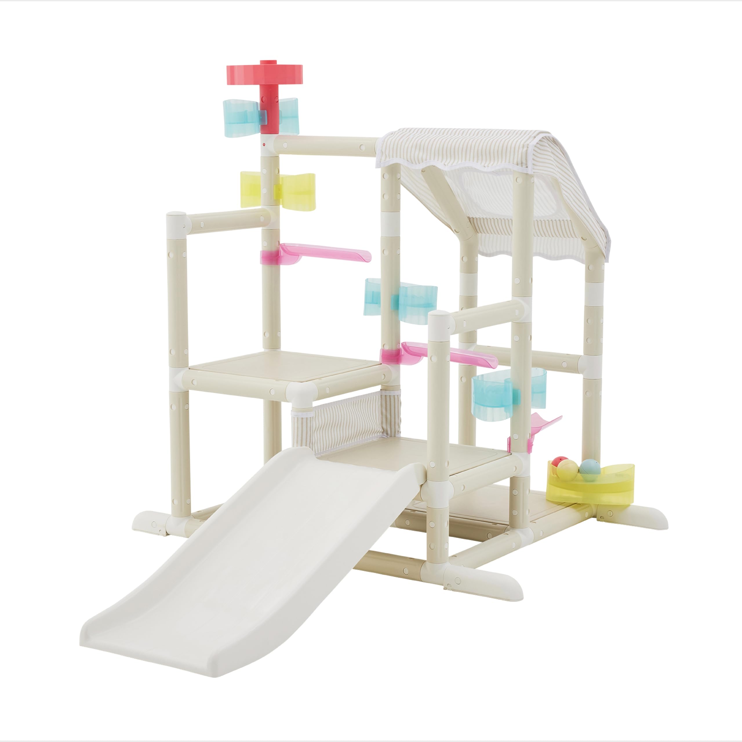 

Ides Mugen Loop Gym Ball Jungle Gym Indoor Play Equipment Kids Toddler Toys Present Gift [Официальный] Korokoro Gym белый