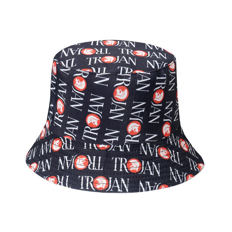 Hat Versatile Style Fashion Letters Printing Womens Sunshade Hats Fishermans