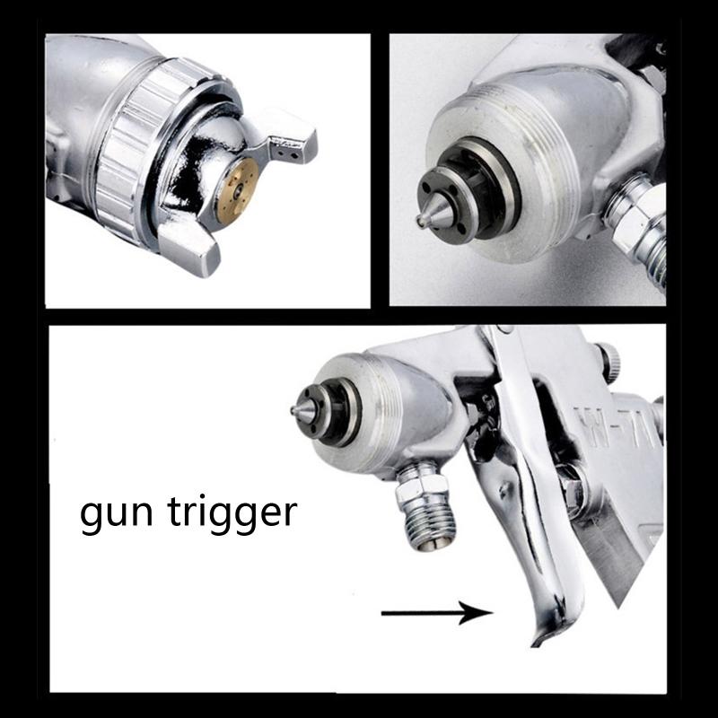 W-71 Pneumatic Spray Gun 1.5mm Caliber Nozzle Paint Sprayer Car / Furniture Spraying Tool Automotive