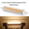 2Pcs Ultra Bright 20W R7s 118mm J118 LED Flood Light Bulbs Ceramic 110V 220V 85-265V Cold Warm White Replace 200W Halogen Lamps