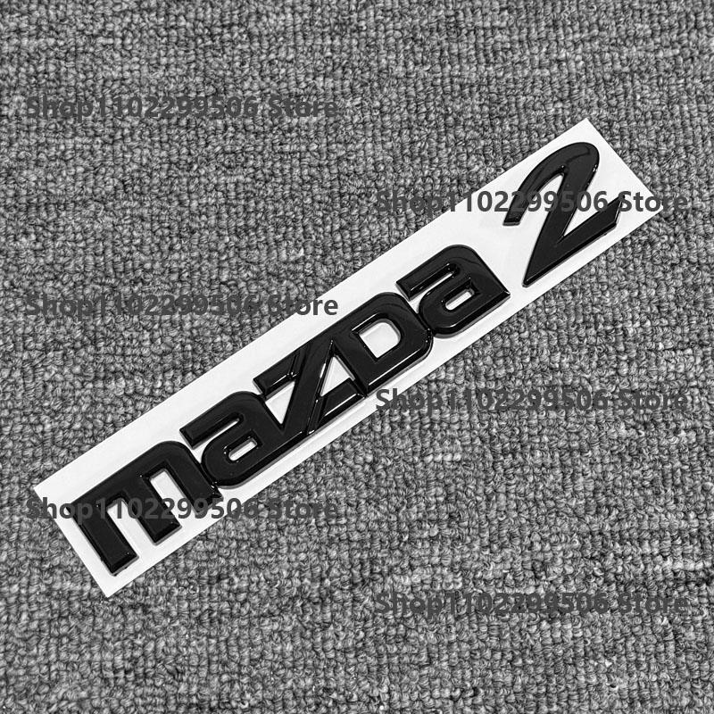 ABS Silver Black carbon Car Emblem Logo Badge Sticker Decal For Mazda 6 Mazda 3 Mazda 2 Mazda 5 Mazda 8 accessories styling NNG44
