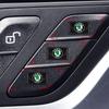 2/5/10 Stück Kohlefaser Lenkrad Auto Logo Emblem 3D Aufkleber Für Skoda Octavia Superb Rapid Kodiaq Karoq Fabia Kamiq Roomster Citigo