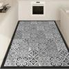 Kitchen Runner Rug Long Non Slip Rubber Kitchen Soft Area Rug- Cushioned Comfort Mat for Kitchen Hallway Home Decoration