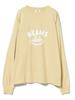 Beams Heart L/S TEE Smile Logo Long Sleeve T-Shirt (M-L) Women's CREAM L