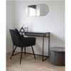 Oval Mirror - House Nordic - 35x80 Cm - Steel - Black - Scandinavian Style