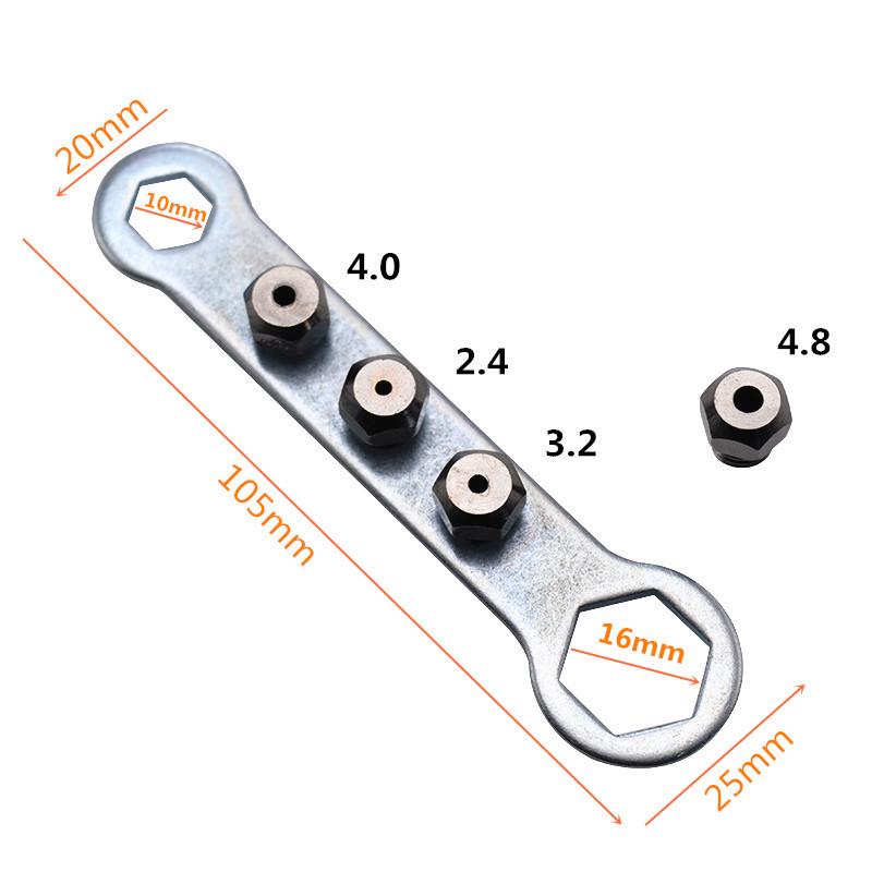 Electric Rivet Gun for Nuts and Core Riveting with Drill Compatibility