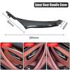 Carbon Fiber RHD LHD Car Interior Door Handle Fit For BMW 5 series F10 F11 520d 525d 530d 535i Inner Panel Pull Trim Cover
