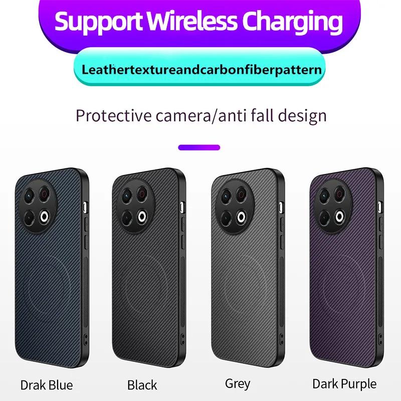 For Tecno Spark 30 Pro 30C 4G Phone Case Magnetic Wireless Charging Lens Protection Shockproof Silicone Back Cover Shell Cases