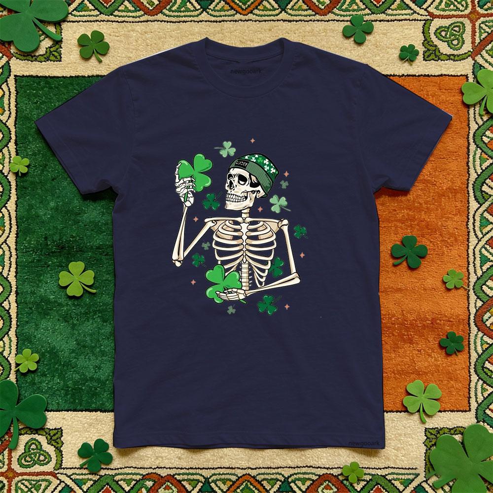 Saint Patrick Classic printed T shirt Unisex lucky Irish green Retro cotton Casual funny festival Unisex Adult Party tee