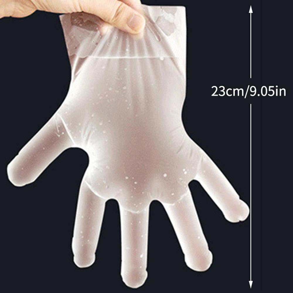 50 Disposable Pvc Gloves, Household Protective Gloves, Transparent Gloves For Catering And Kitchen, Multifunctional Cleaning Glo