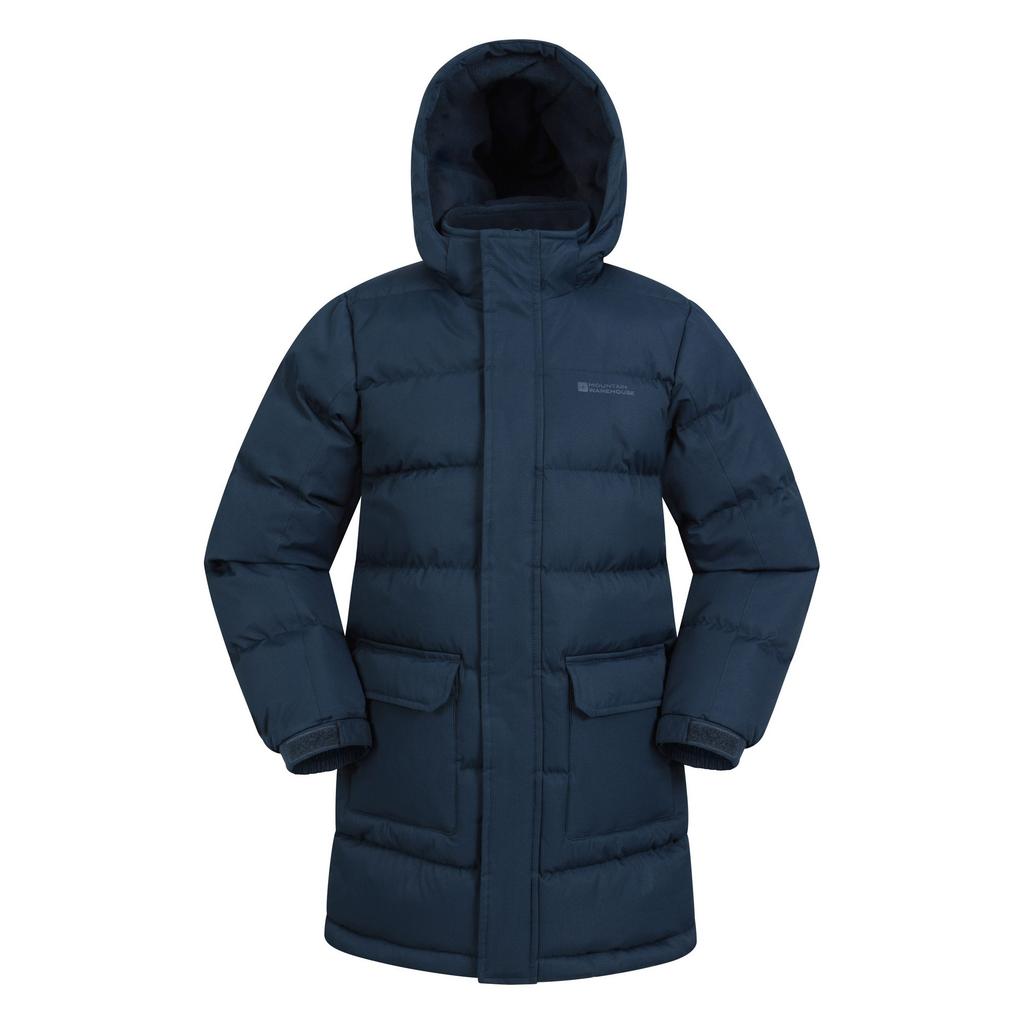 Mountain Warehouse Childrens/Kids Water Resistant Longline Padded Jacket