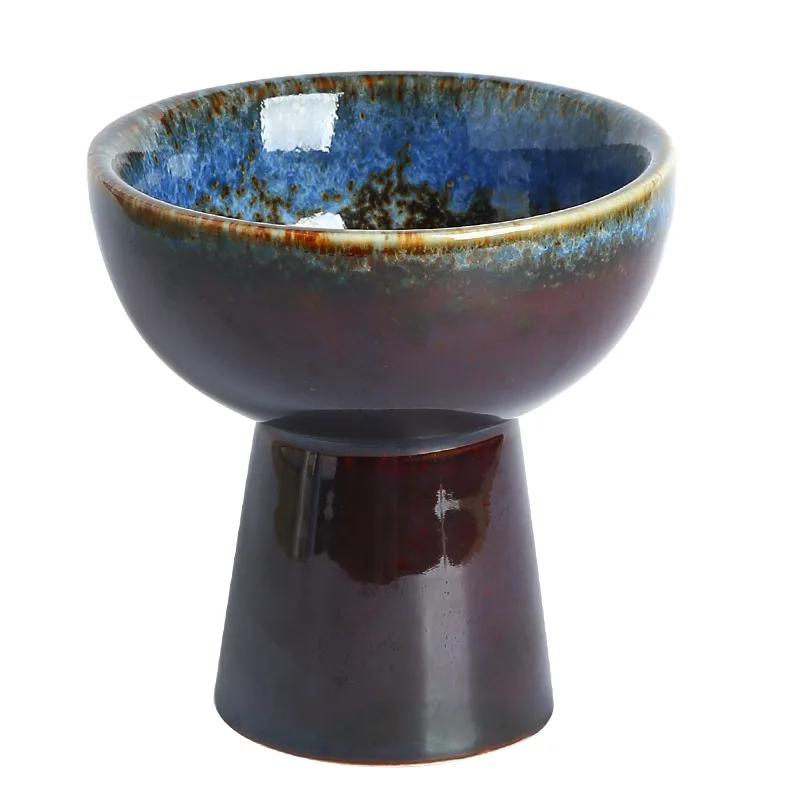 Exquisite Japanese Style Vintage Ceramic Ice Cream Cup Set for Elegant Dessert Presentation at Home or Restaurant Use