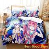 Honkai Impact 3 Bedding Set Printed Bed Set With Pillowcase Bed Duvet Cover Soft Single Double Queen Super King Size Bedroom