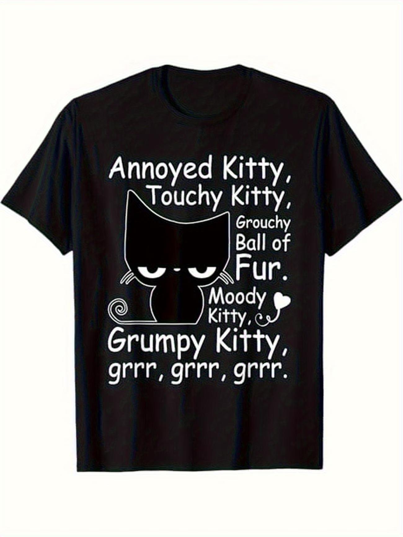 

Cat Mom Graphic TShirt for Women Short Sleeve Round Neck Vintage Cat with Red Bow Hearts Machine Washable Casual Summer Top S