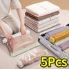1-5pc Vacuum Compression Bag Hand-Rolled Clothes Quilt Hand-Rolled Storage Bag Sealed Bag Artifact Business Trip Air-Free Travel