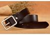 Cintura da Donna in Vera Pelle di Mucca Retro - Fibbia ad Ardiglione, alla Moda e Casual Modellante per Jeans, Stile Euro-Americano