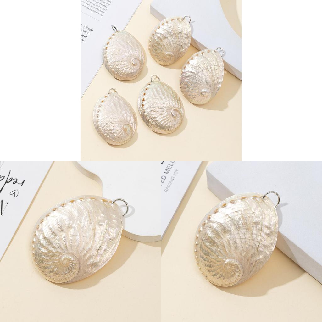Shell Pendant Necklace With Natural Shell Material For Jewelry Making