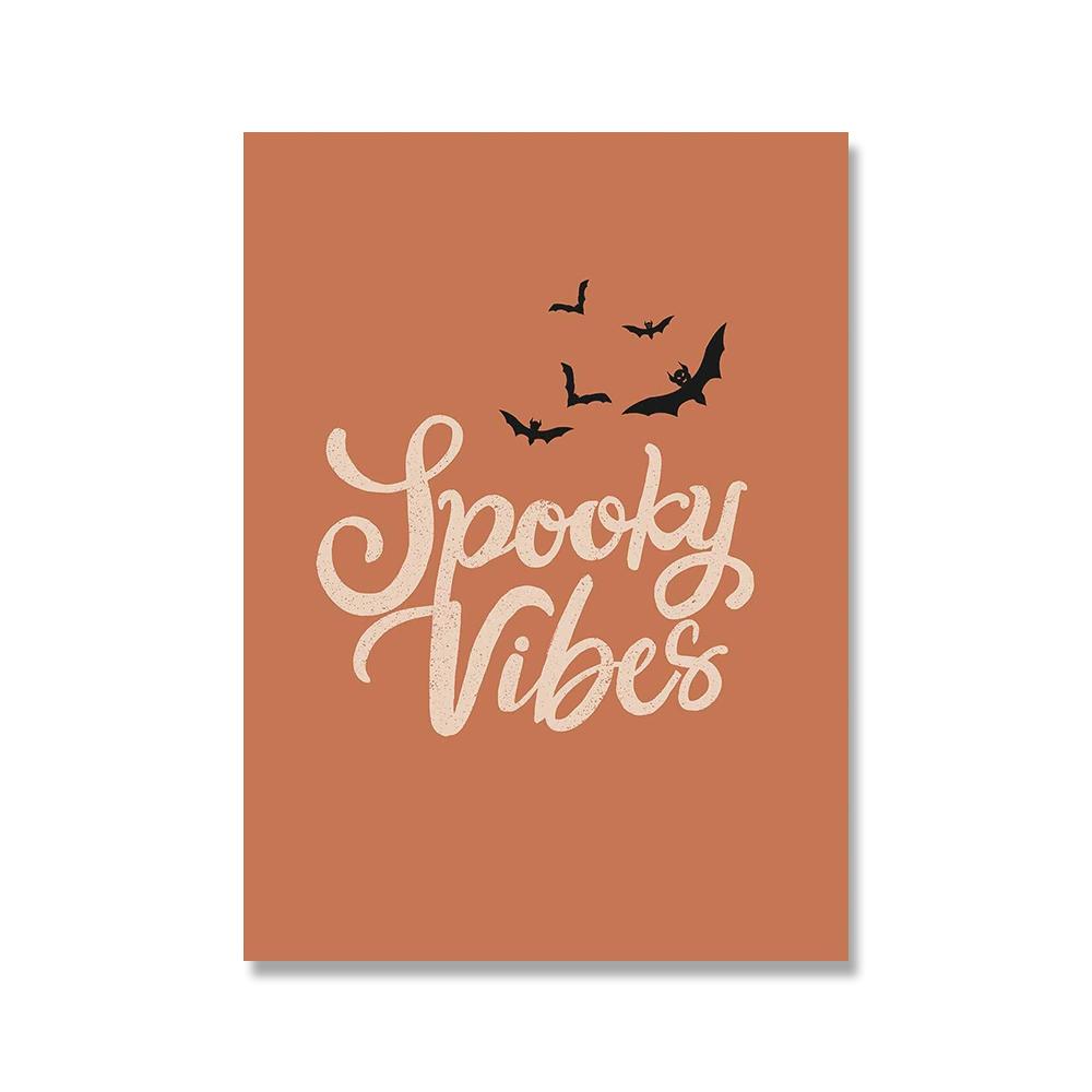 Halloween Skeleton Pumpkin Black Cat Wall Art Canvas Painting Nordic Posters And Prints Wall Pictures For Home Living Room Decor