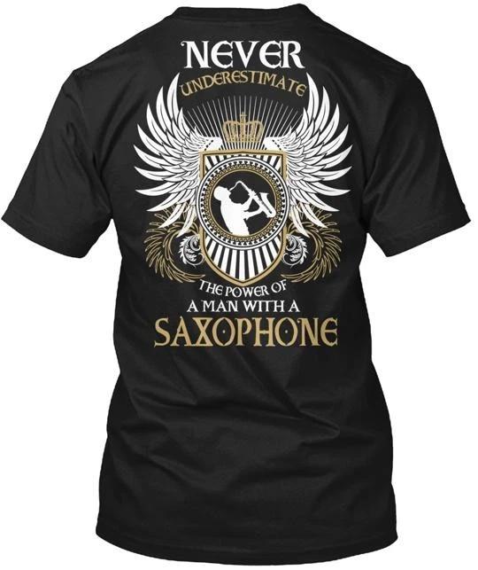

Man With A Saxophone T shirt Made in the USA Size S to 5XL S