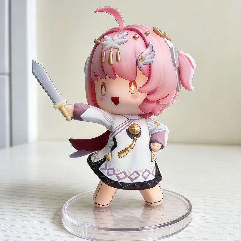 Wuthering Waves Little Savior S Plus High End Version 8Cm Trendy Play Model Gk Anime Ornament Figure Peripheral Gift