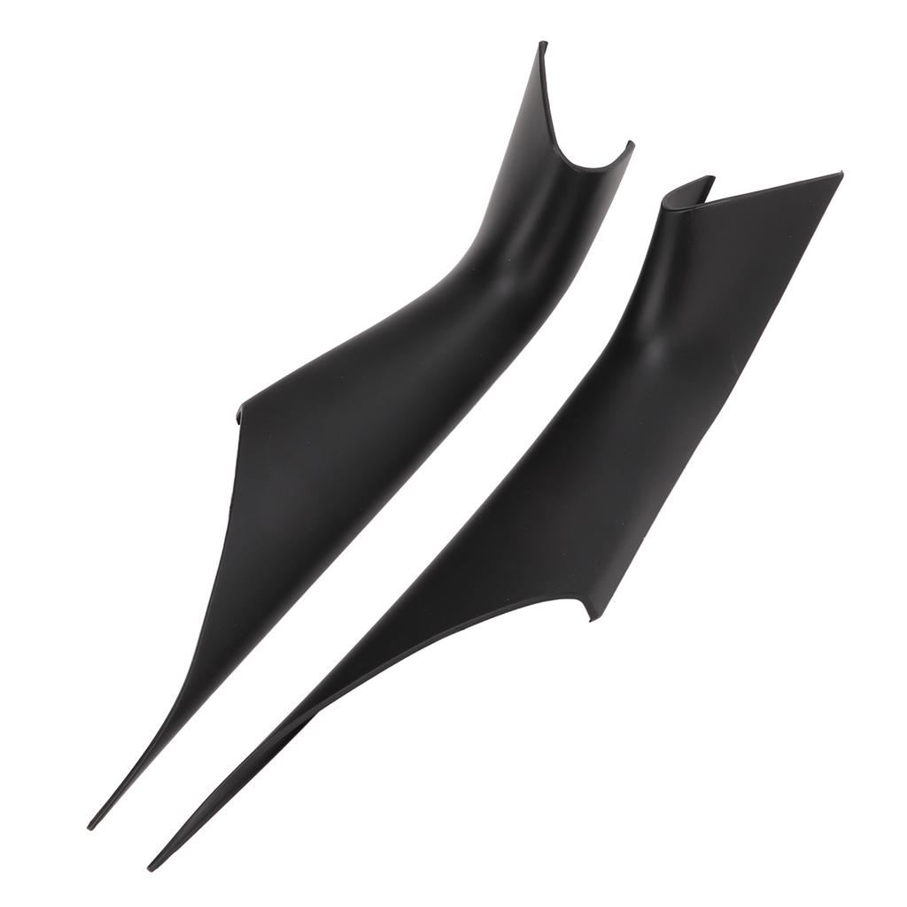 Pair Car Interior Inner Door Handle Cover Trim Left Right Side for 5 Series G30 2017 Upwards Matte Black