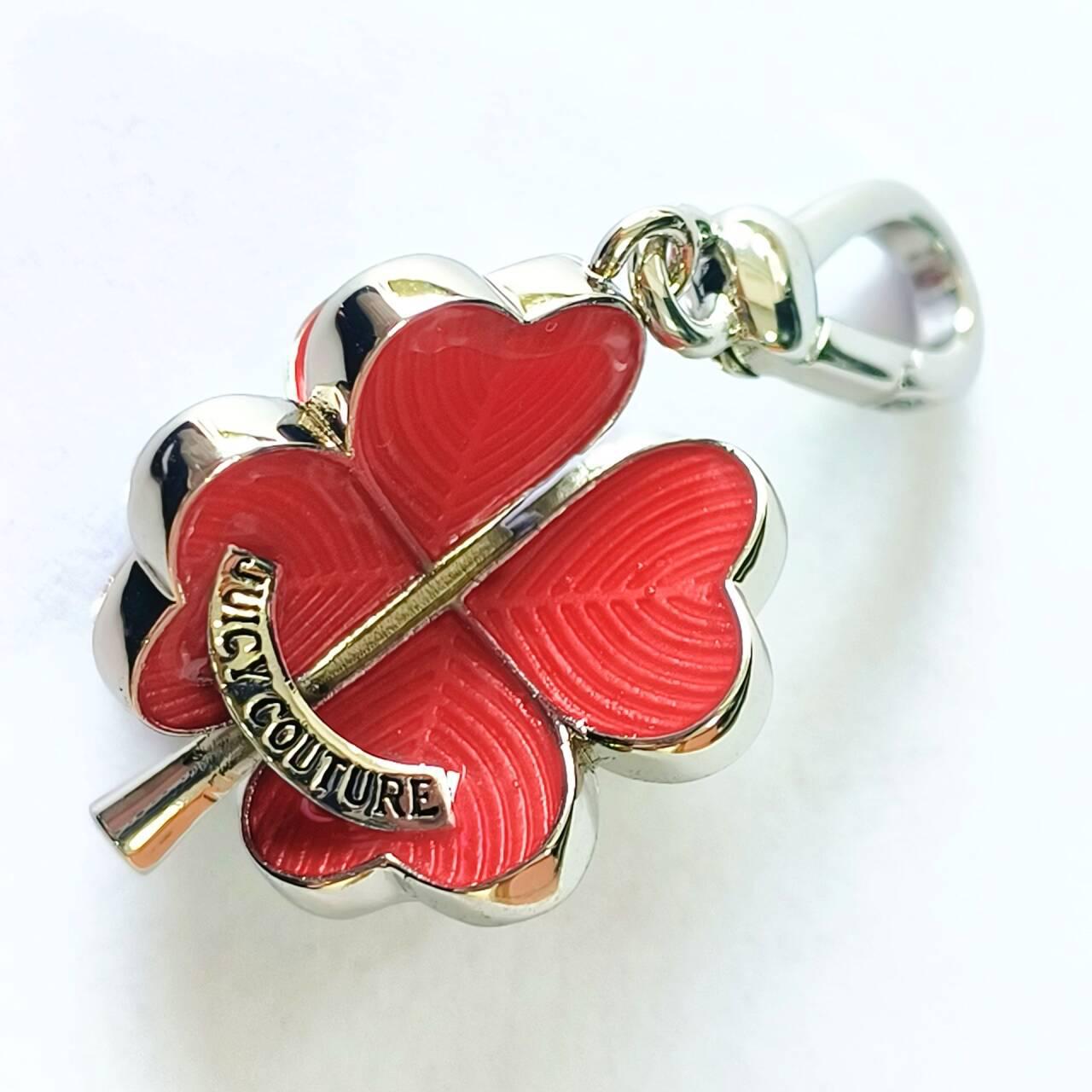 Изысканный Зеленый Четырехлистный Клевер Эмалированный Подвеска-Шарм и Ключичная Цепочка