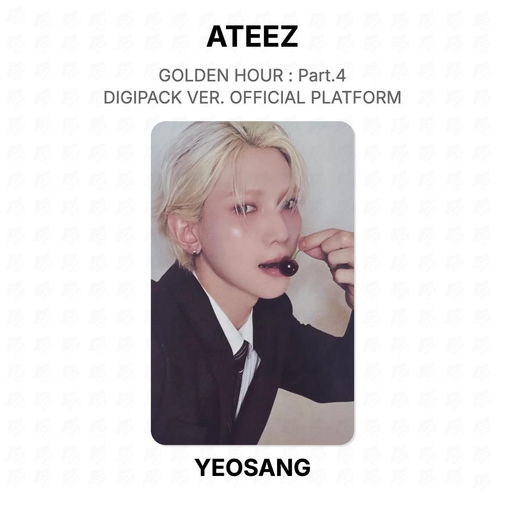 ATEEZ GOLDENE STUNDE : Teil 4 DIGIPACK VERSION. OFFIZIELLE PLATTFORM Offizielle Fotokarte