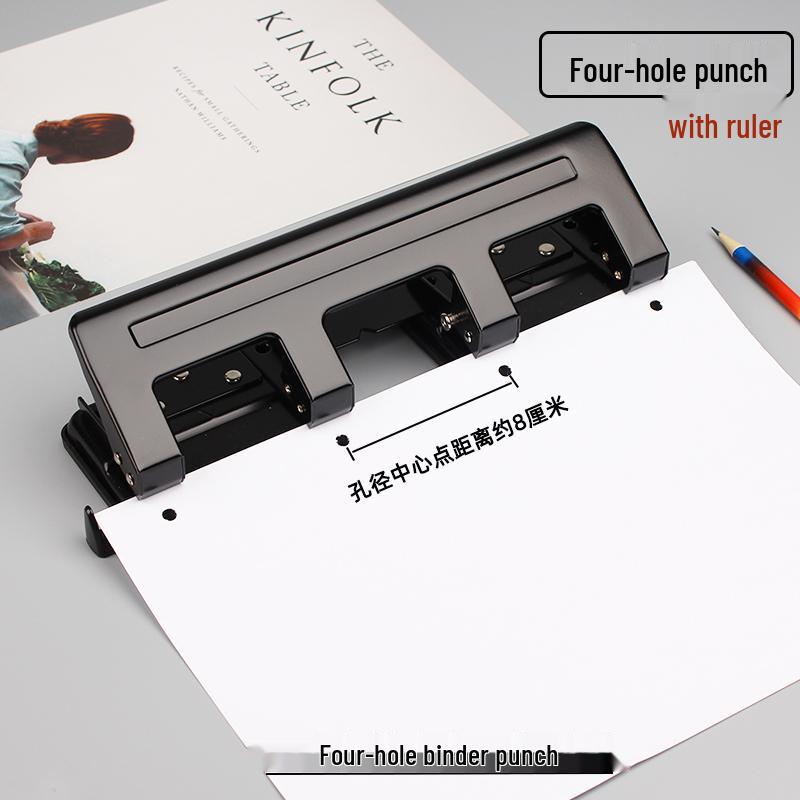 A4 Multi-Hole Puncher for Document Binding & Notebook Archiving