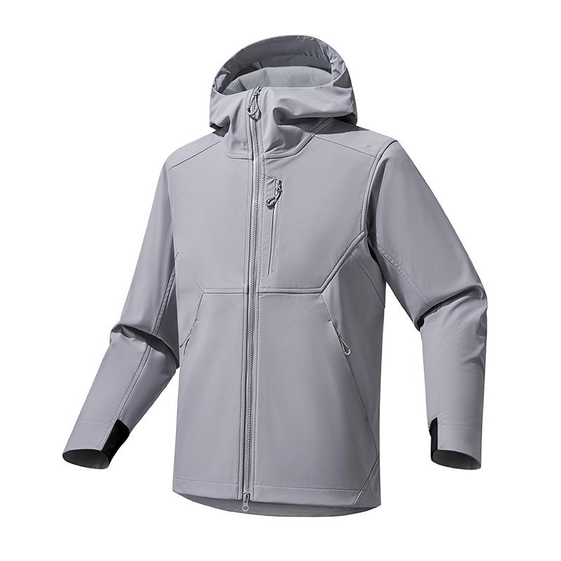 Udendørs samme udendørs softshell jakke herre ny forårs- og efterårs tynd jakke tre-proof vandretøj dame