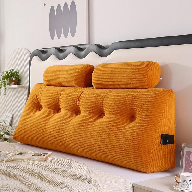 Triangle Sofa Large Backrest Headboard Pillow Cute Pillow Cojines Decorativos Floor Cushion Headrest Cushion