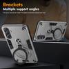 For Samsung Galaxy A55 5G Case Rotatable Kickstand PC+TPU Drop Protection Phone Cover