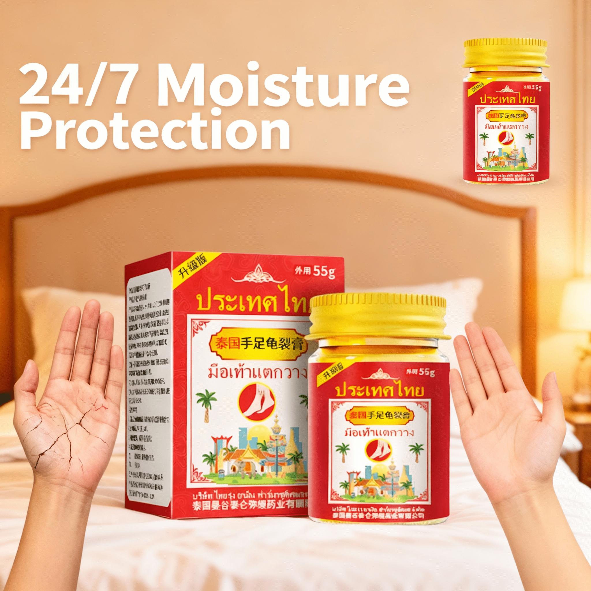 Традиционный травяной восстанавливающий бальзам для рук и ног – Интенсивный уход за сухой, потрескавшейся кожей