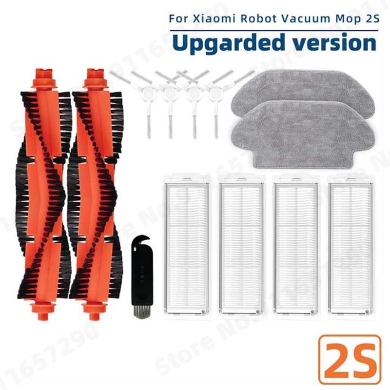 For Xiaomi Mi Robot Vacuum Mop 2S / Mop P / Mop Pro / XMSTJQR2S / STYTJ02YM Replacement Parts Main Side Brush Hepa Filter Mop