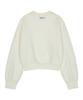 WACKY WILLY [Wacky Willy X Lee] Women'S I-Lil-Lil-Lil Graphic Crop Sweatshirt Cream