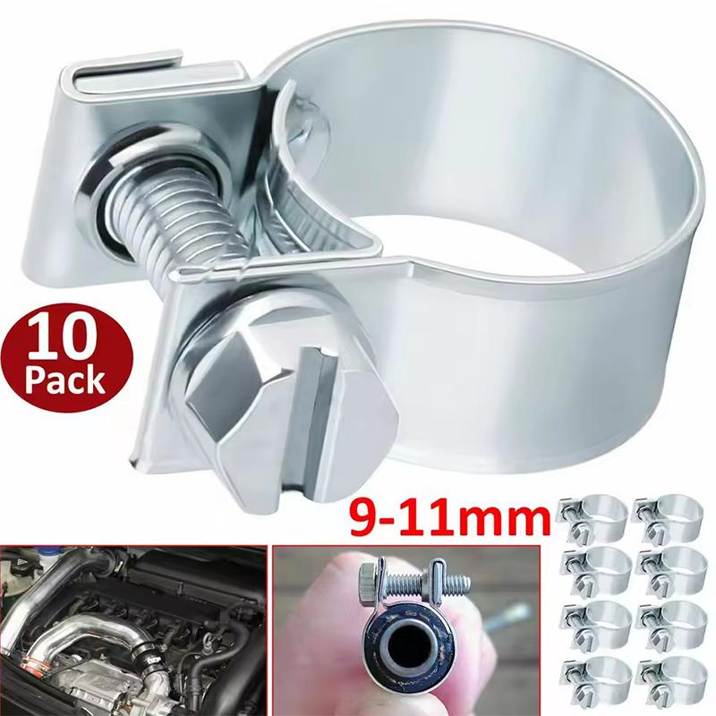 10 Stück Schlauchschellen Kraftstoffleitung Kleine Kraftstoffleitung Jubilee Schlauchschellen Klemme Diesel Benzinleitung Kühlmittel Kühler Wasserleitungsschellen